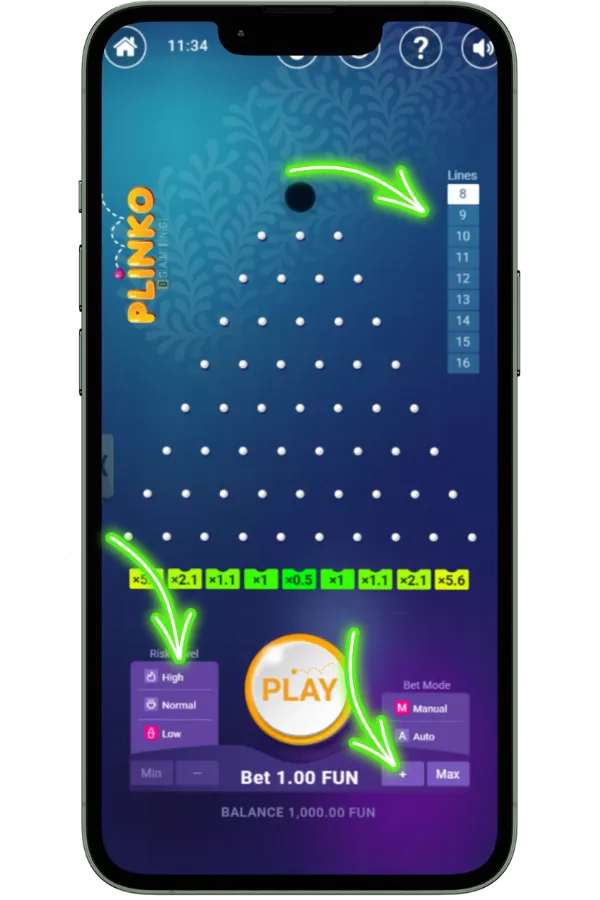 Select Game Settings